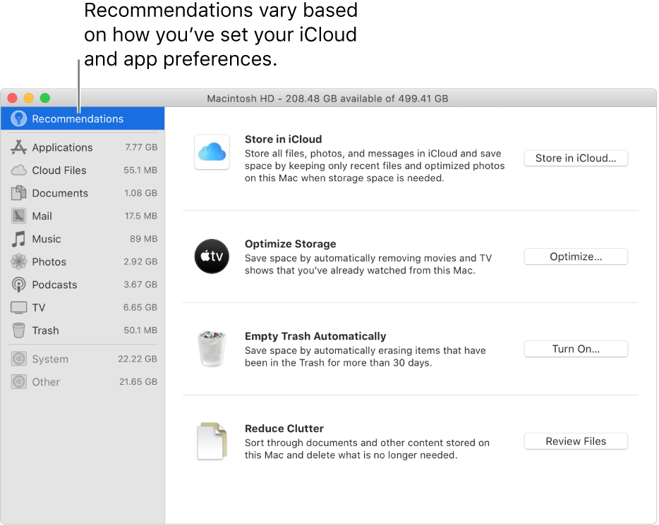Mac app to see hard drive usage